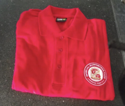 STFC Official Supporters Club, red polo shirt